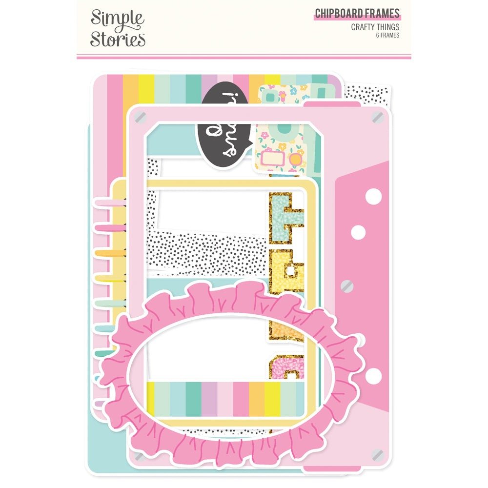 Chipboard: Simple Stories - Crafty Things - Chipboard Frames