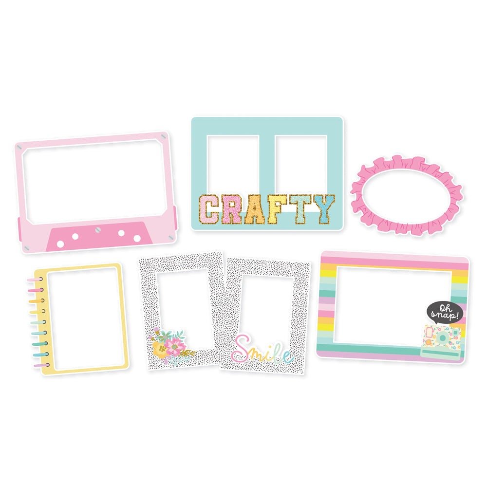 Chipboard: Simple Stories - Crafty Things - Chipboard Frames – Bild 2