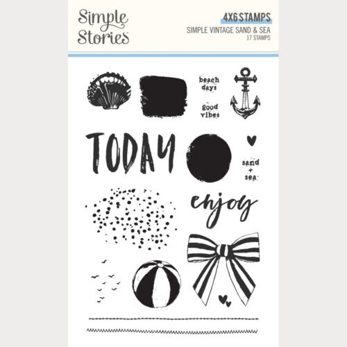 Acrylstempel: Simple Stories – Simple Vintage Sand & Sea – Stamps