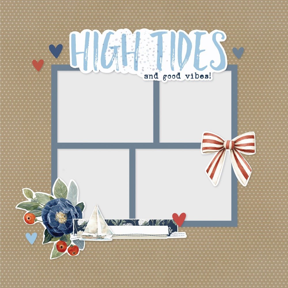 Verzierungen: Simple Stories - Simple Vintage Sand & Sea - Simple Pages Page Pieces - Bild 3