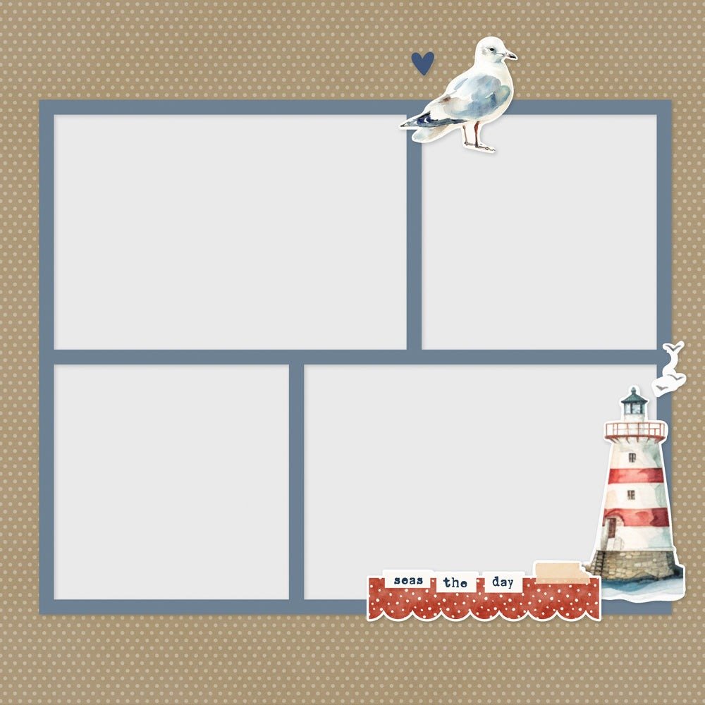 Verzierungen: Simple Stories - Simple Vintage Sand & Sea - Simple Pages Page Pieces - Bild 4