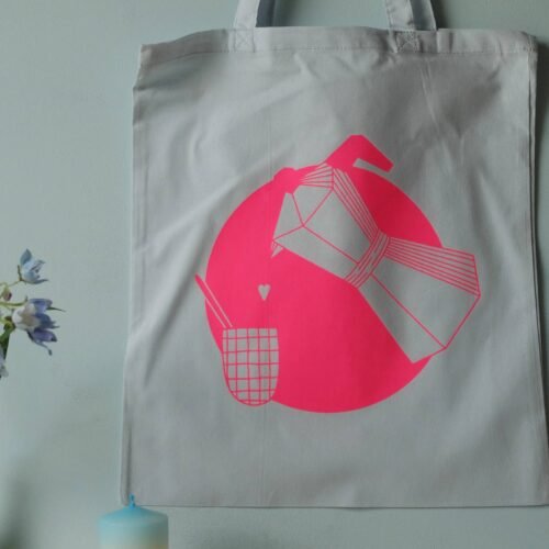 Wonder Of Today – Stofftasche · Kaffeemotiv himmelblau