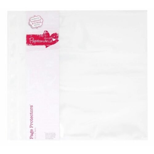 Papermania – Page Protectors · Schutzhüllen 12×12 Inch