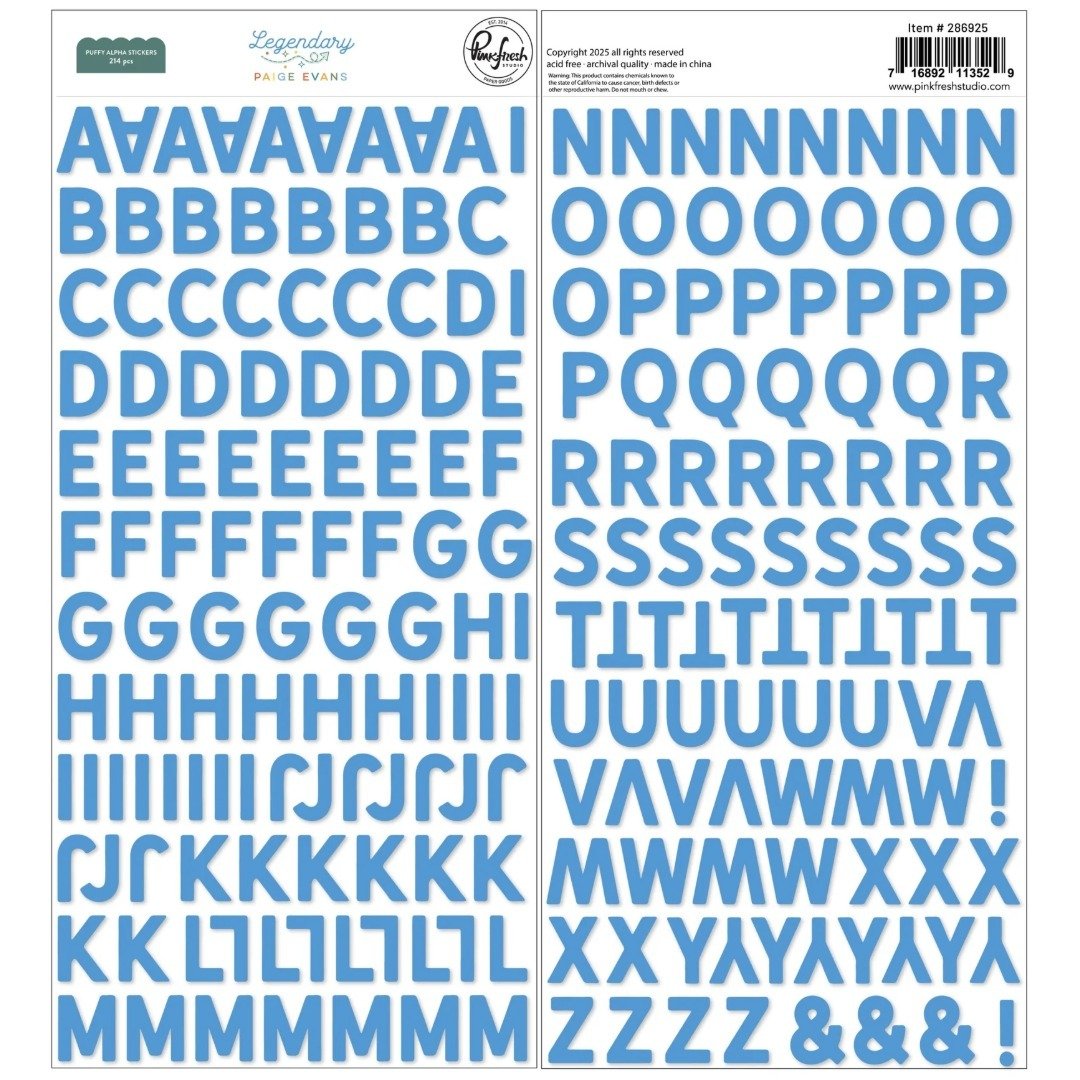 Pinkfresh Studio Legendary Puffy Alpha Sticker – Produktbild