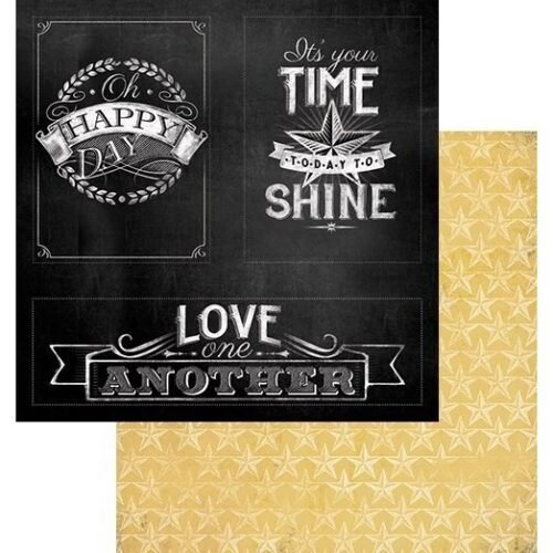 My Mind’s Eye – Chalk Studio II – Shine · Designpapier