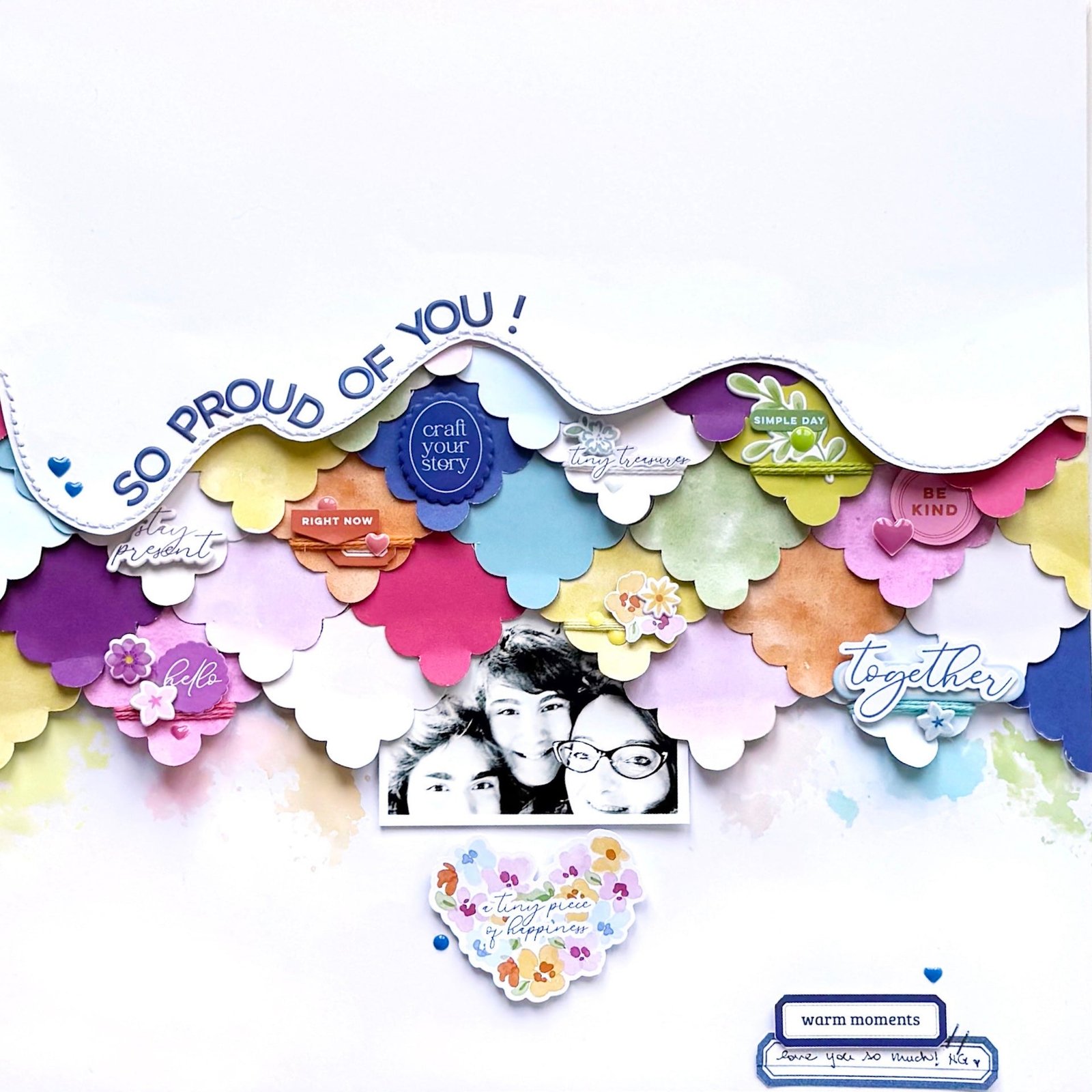 Buchstabenaufkleber: Pinkfresh Studio - Crafted Moments - Mini Puffy Alpha Sticker – Bild 6