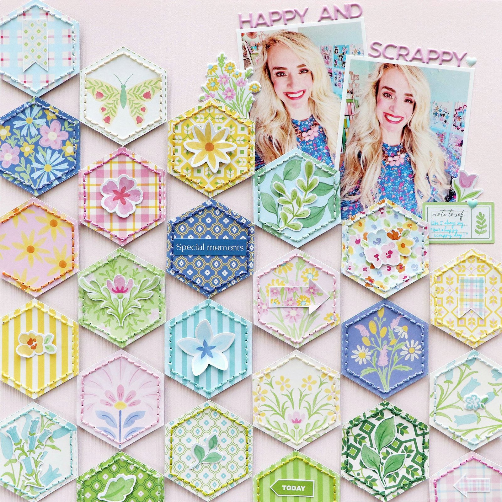 Buchstabenaufkleber: Pinkfresh Studio - Crafted Moments - Mini Puffy Alpha Sticker – Bild 9