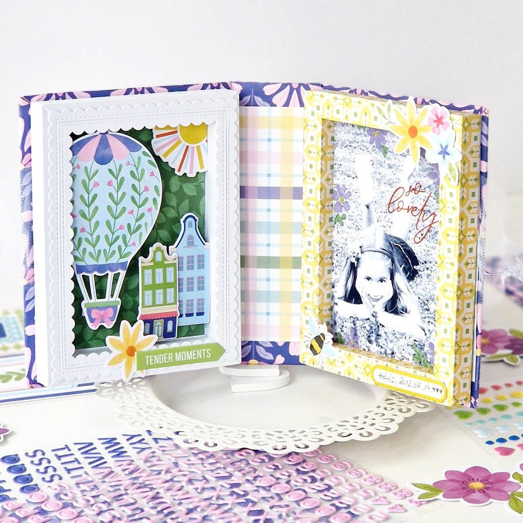 Pinkfresh Studio Crafted Moments Mini Puffy Alpha Sticker