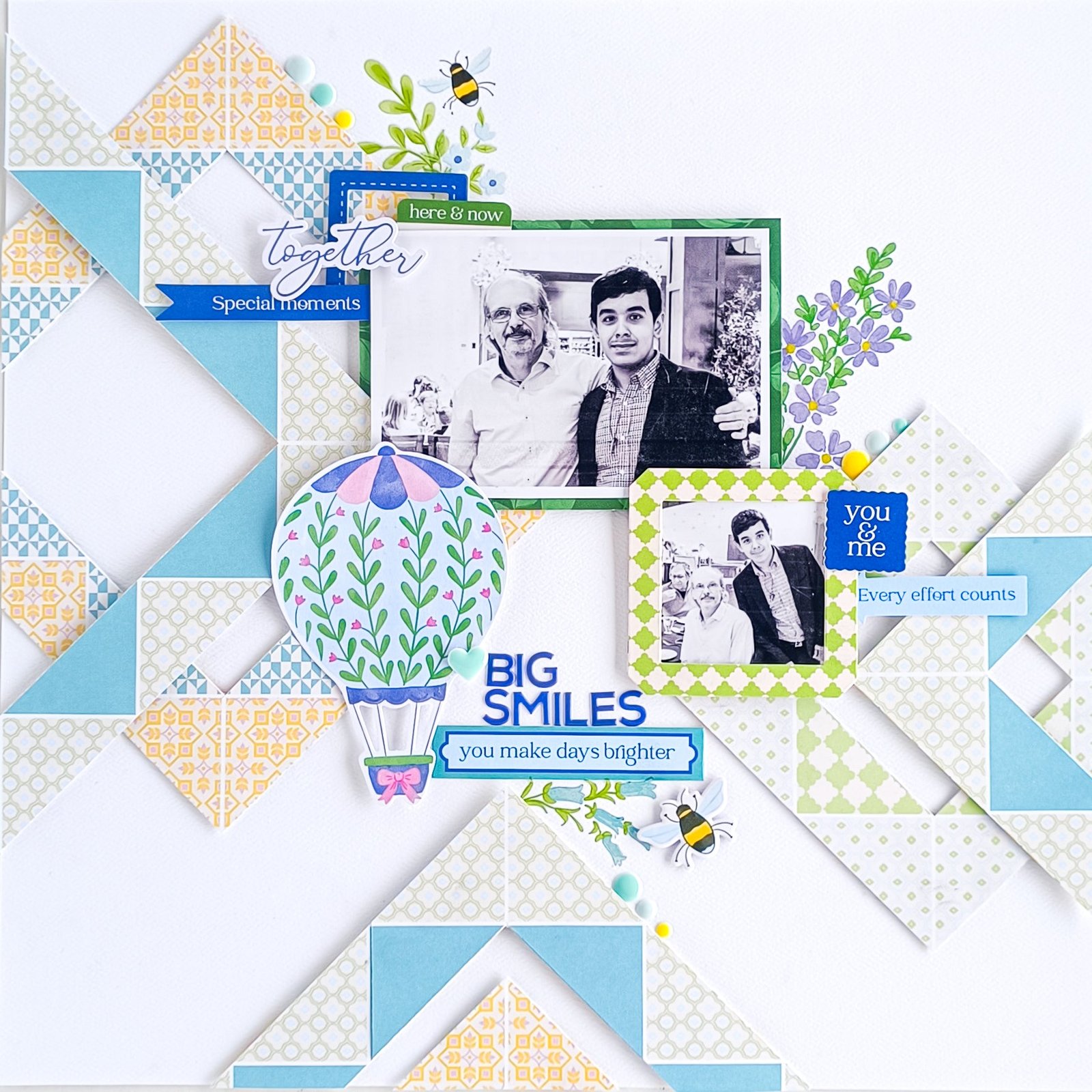 Pinkfresh Studio Crafted Moments Mini Puffy Alpha Sticker