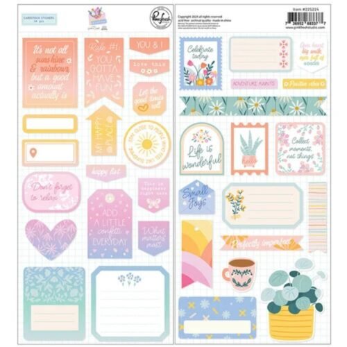 Aufkleber: Pinkfresh Studio – The Simple Things – Cardstock Sticker