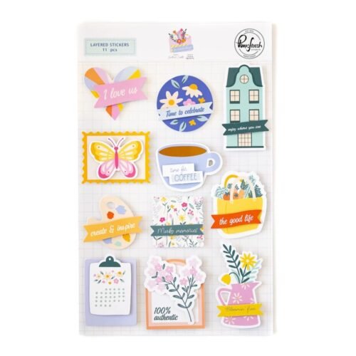 Aufkleber: Pinkfresh Studio – The Simple Things – Layered Sticker