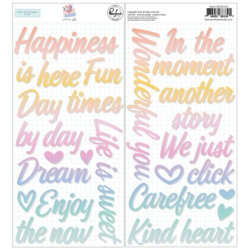 Aufkleber: Pinkfresh Studio – The Simple Things – Puffy Title Sticker