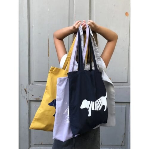 Wonder Of Today – Stofftasche · Dackelmotiv mint, handbedruckt