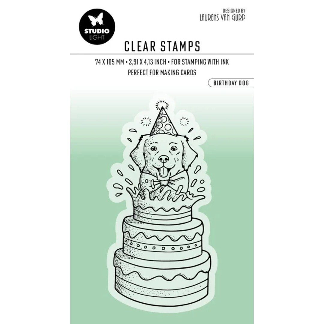 Acrylstempel: Studio Light - Essentials - Birthday Dog