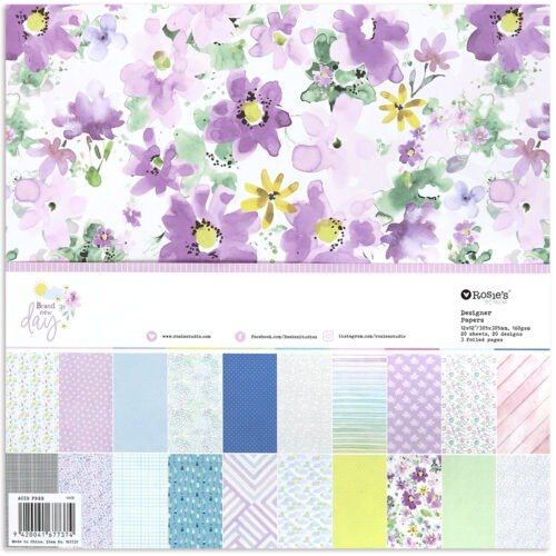 Rosie’s Studio – Brand New Day – Designpapier-Pack 12×12″ (20 Blatt)