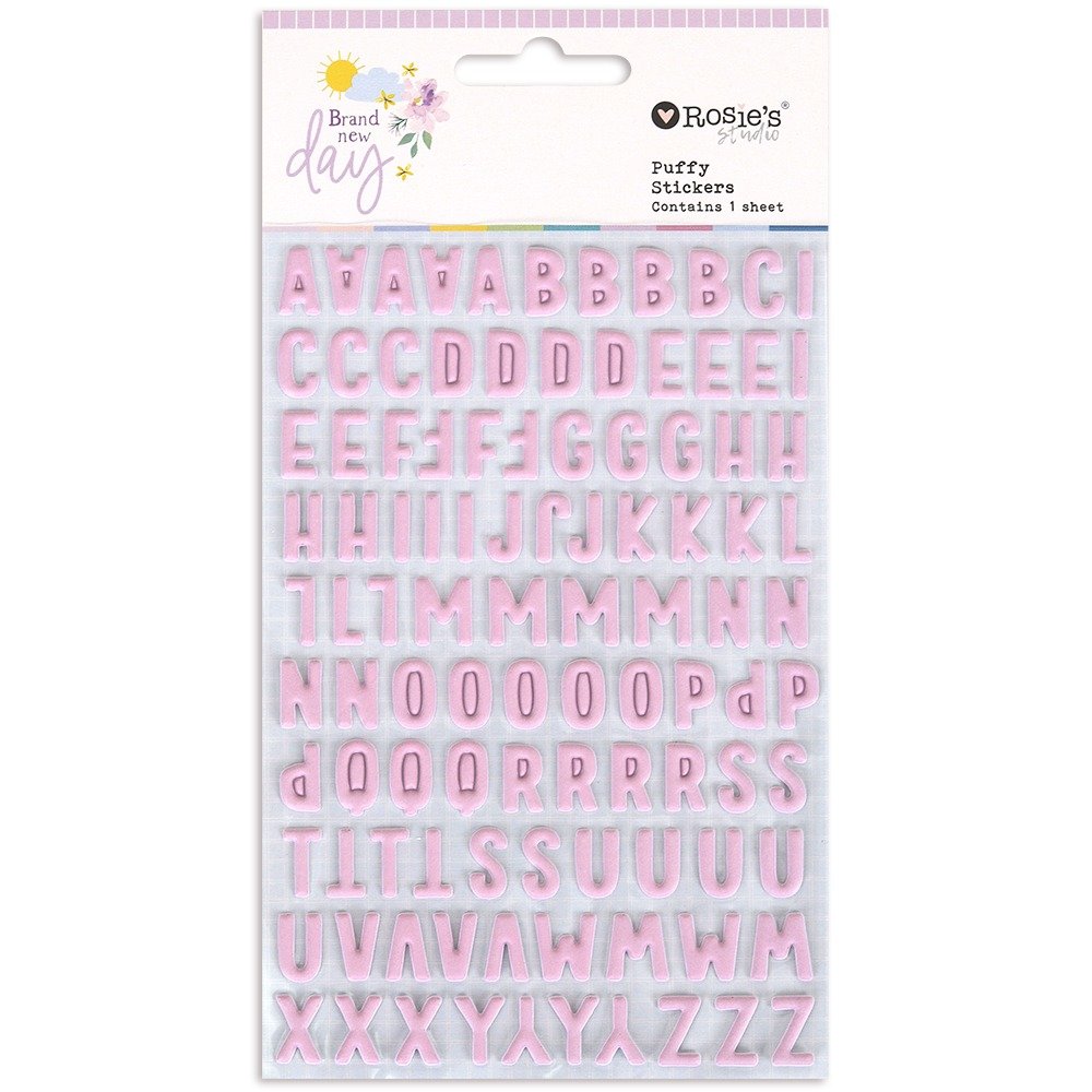 Rosie's Studio Brand New Day Puffy Alphabet Mini in Pastell