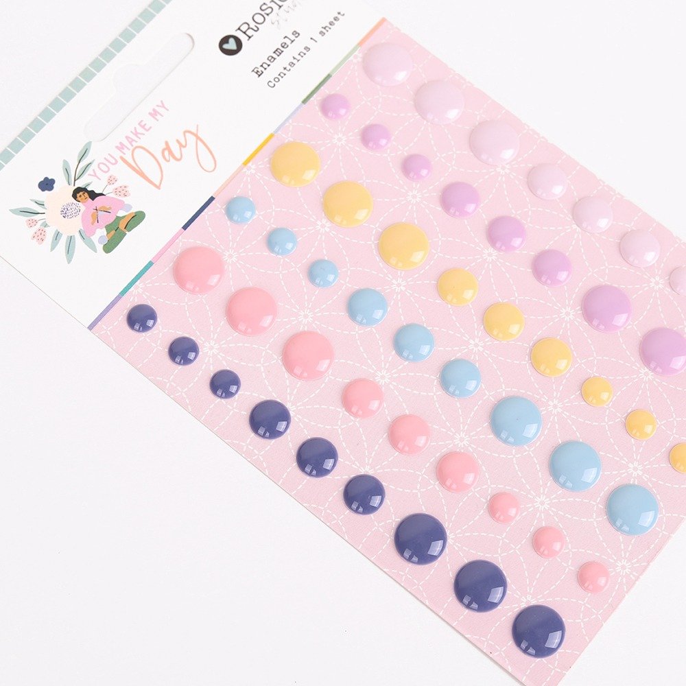 You Make My Day Enamel Dots – Detailansicht