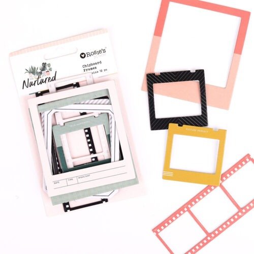 Rosie’s Studio – Nurtured – Chipboard Frames (12er-Pack)