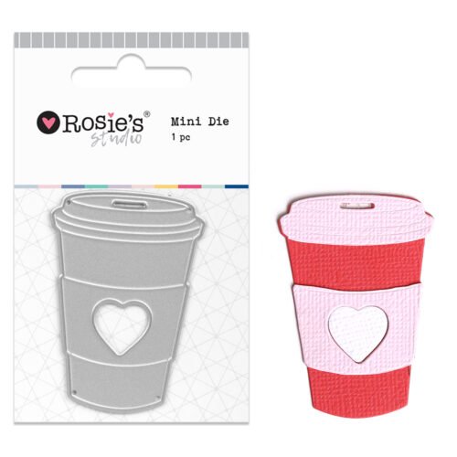 Rosie’s Studio Mini Die Kaffeetasse – Einzelne Stanzform für Scrapbook